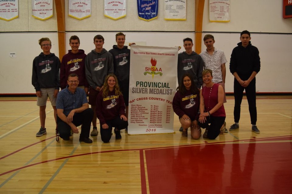 CCS cross-country team receives provincial banner