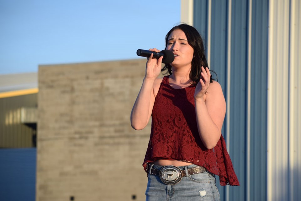 Karissa Hoffart was the winner of Estevan Sings at this year's Estevan Fair.