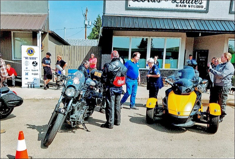 The Lions Walk for Guide Dogs, a project of the Lions Foundation of Canada, saw a Battleford event raising more than $4,300 on June 2, the most ever raised in the Battlefords. Also that day, a motorcycle group from Saskatoon and area took part in the Ride for Dog Guides, stopping in Battleford along the way. Photos submitted