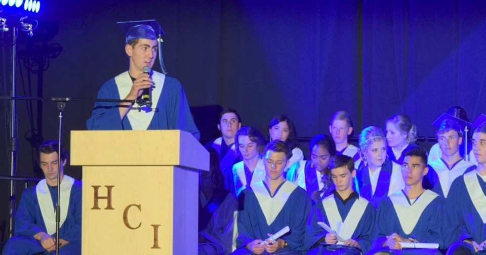 Valedictorian Braden Fleischhacker