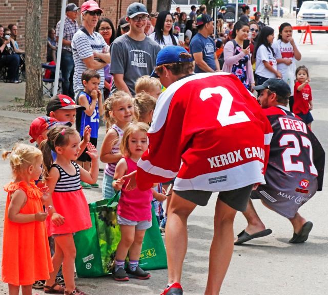 Wings at the parade