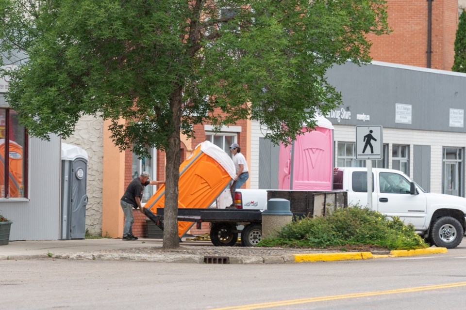 When the port-a-potties are packed up, you know the weather has won.