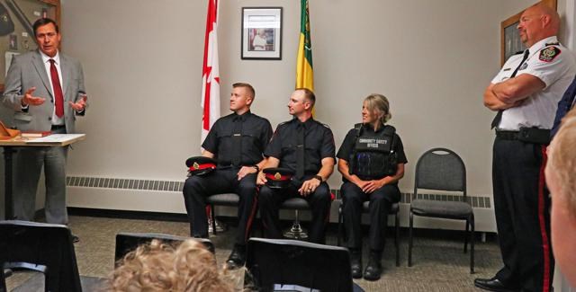 Police swearing-in