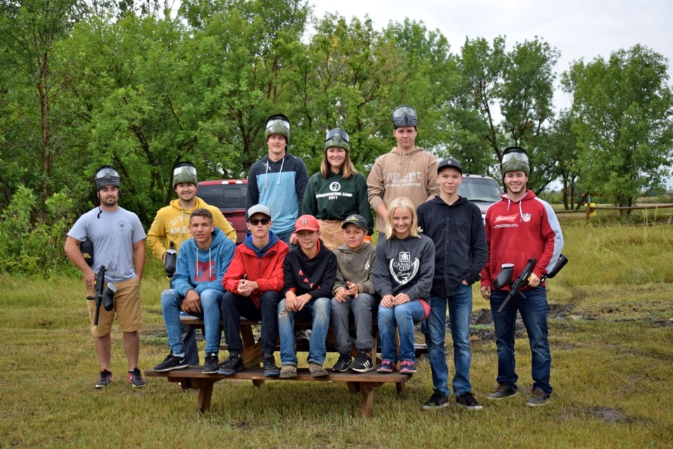 Back row, from left, Carter Daoust, Ryland Daoust, Stephen Lainton, Tija Donovan, Cooper Brokenshire, Keagan Wilhelm and Jarrett Daoust. Front row, from left, Jacob Berg, Logan Sauce, Dane Tessier, Rylan Entz and Kristen Carlson.