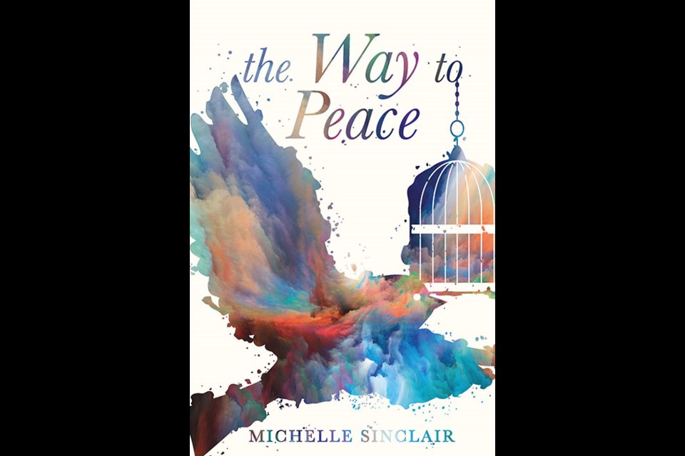 The front cover of Michelle Sinclair's book "The Way to Peace".