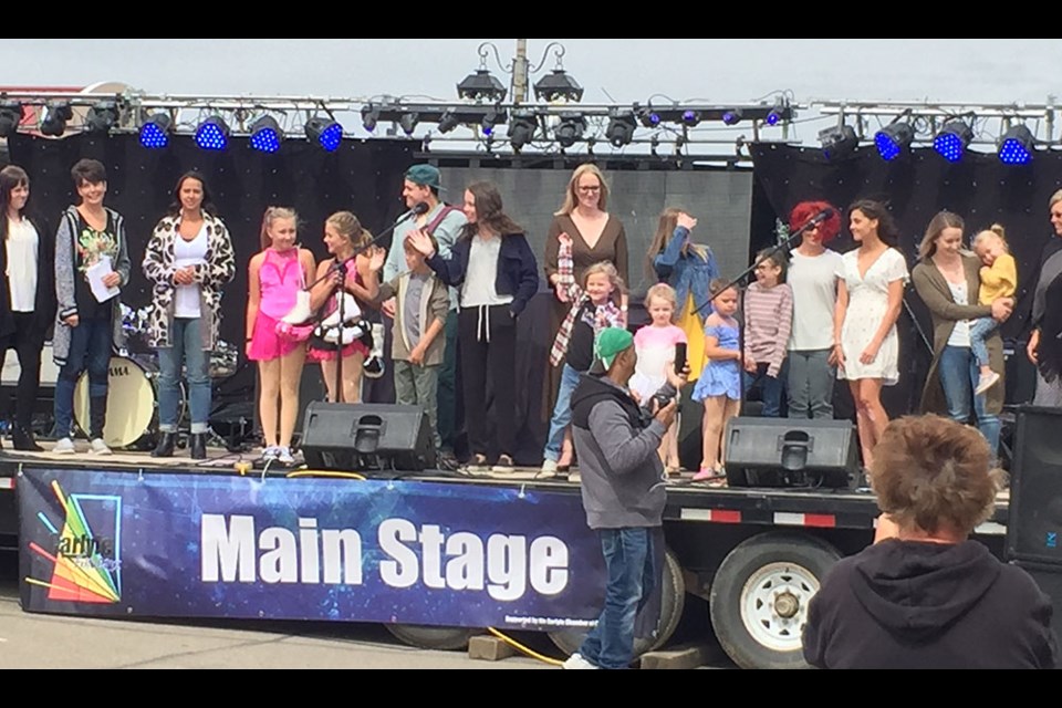 The Carlyle Fun Dayz Fashion Show took place on the main stage on Main Street.