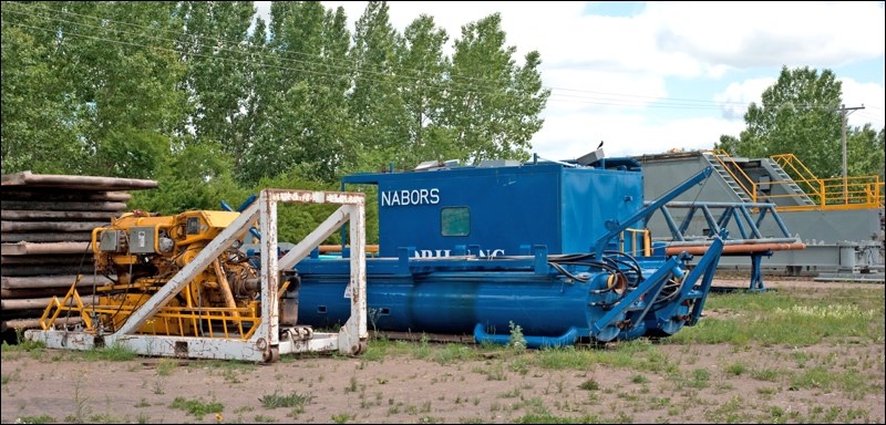 Racked rigs are the order of the day for most of the drilling fleet. File photo by Brian Zinchuk