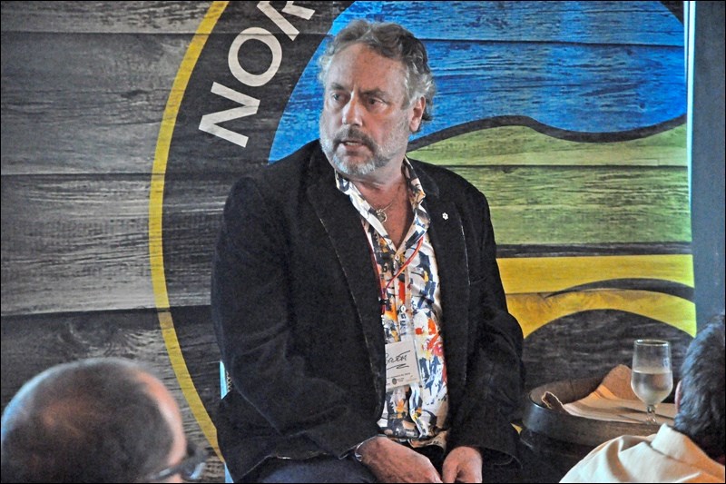 W. Brett Wilson at a recent meeting in North Battleford. Photo by John Cairns
