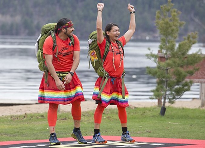 Anthony Johnson and James Makokis won The Amazing Race Canada. Photo credit: Provided by CTV