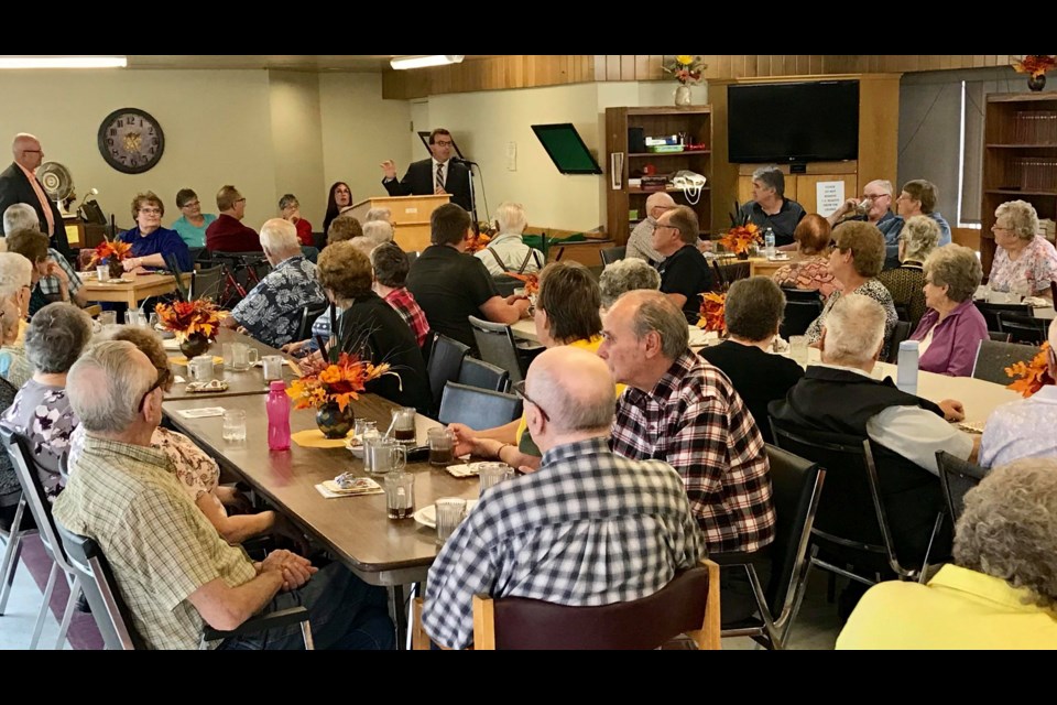 Yorkton MLA Greg Ottenbreit brings greetings. Submitted Photo