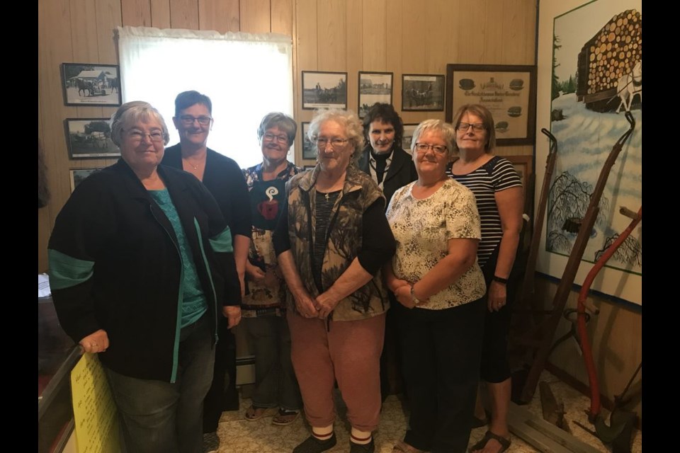 The Preeceville and District Heritage Museum officially closed for the season with a pie and coffee event on September 13. Members in attendance, from left, were: Agnes Murrin, Sharon Draper, Darlene Medlang, Shirley Lowe, Joan Peel, Donna Chalupiak and Sharon Prystay.