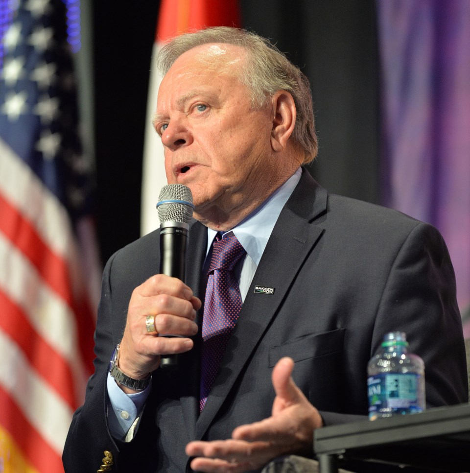 Harold Hamm, in 2010, said energy independence would keep the U.S. out of wars in the Middle East. T
