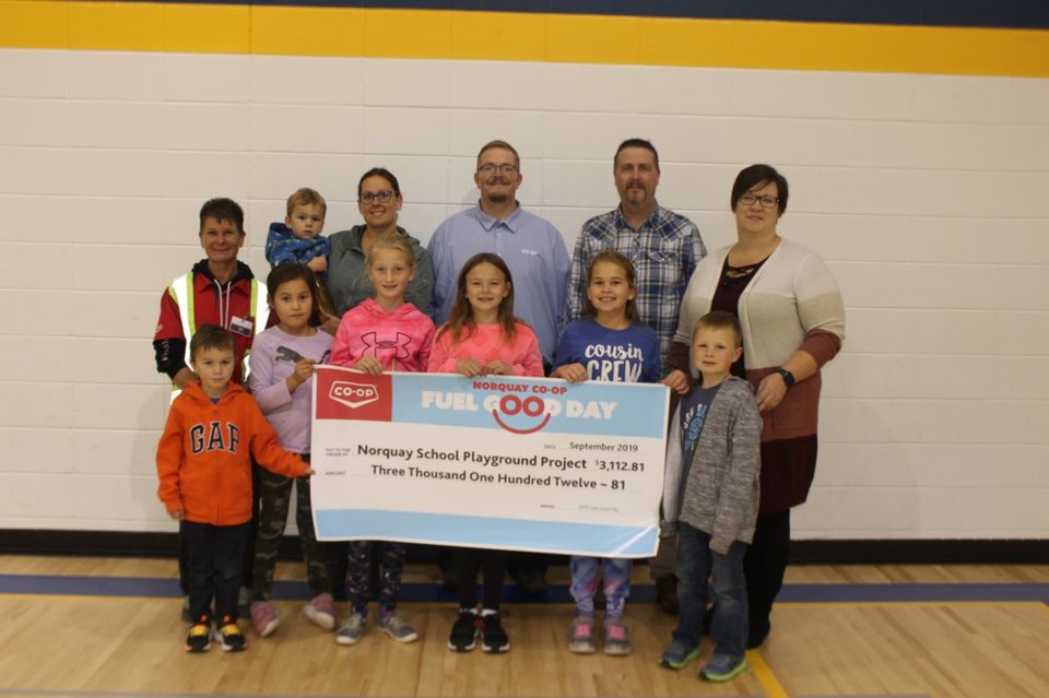 Norquay Co-op Cheque Presentation