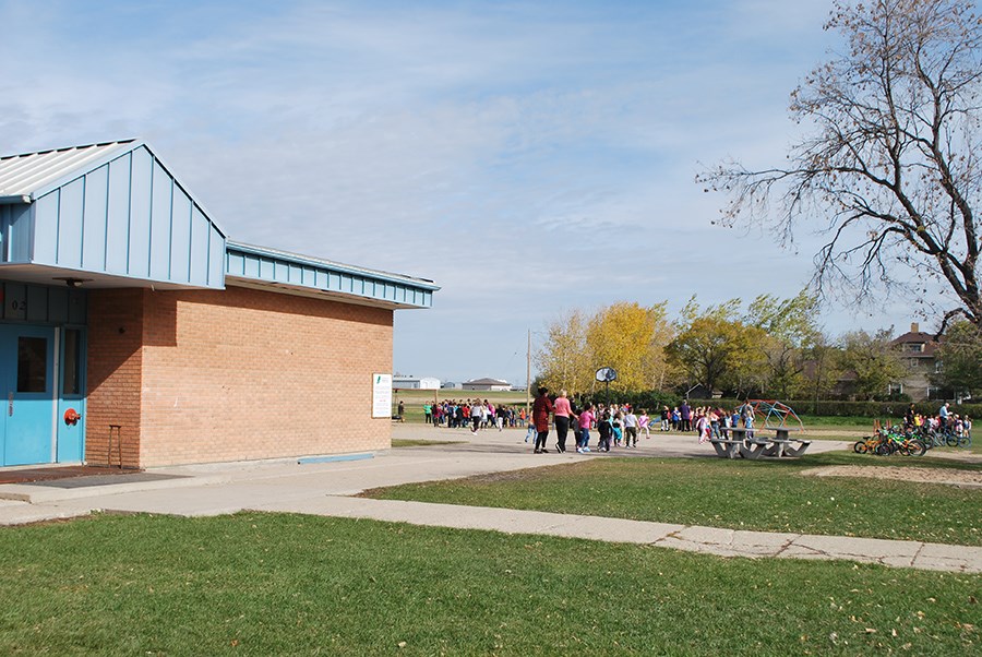 Students and staff of the Arcola School exited orderly and promptly during the Oct. 8 fire drill.