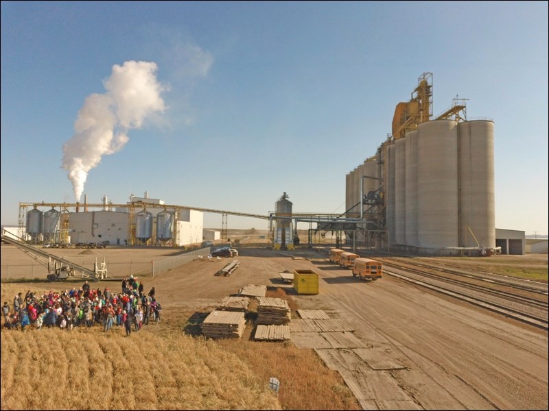 Students experienced “their” crops up close and personal at the Northwest Terminal Farming for the future demo held on Oct. 9. All three schools in Unity benefit from the income from this project through collaboration from the NWT and community ag businesses. Photos submitted