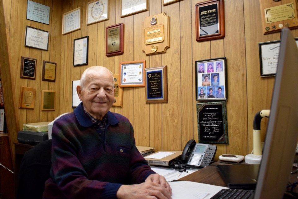 Allan Senchuk has been operating McComb Auto for the last 50 years. Photo by Anastasiia Bykhovskaia