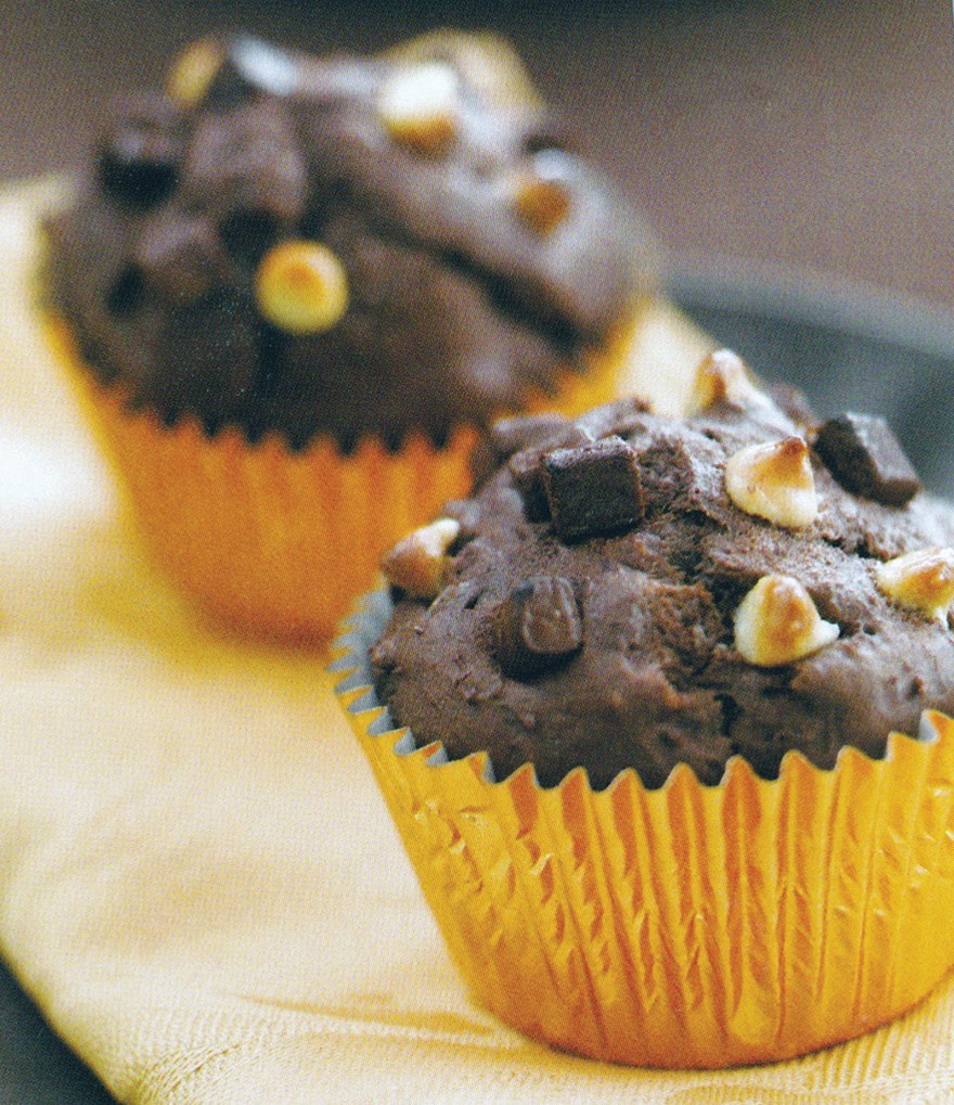 Triple Chocolate Muffins