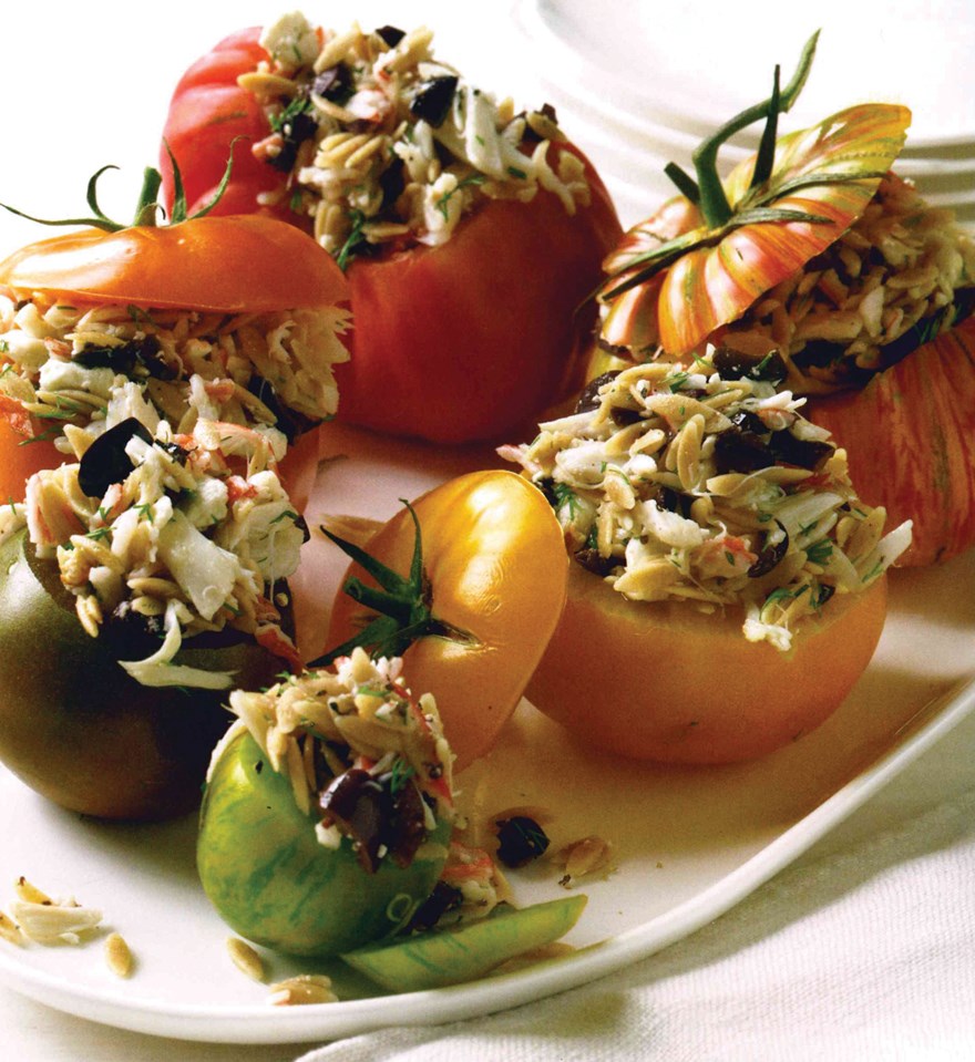 Crab Salad-Stuffed Tomatoes
