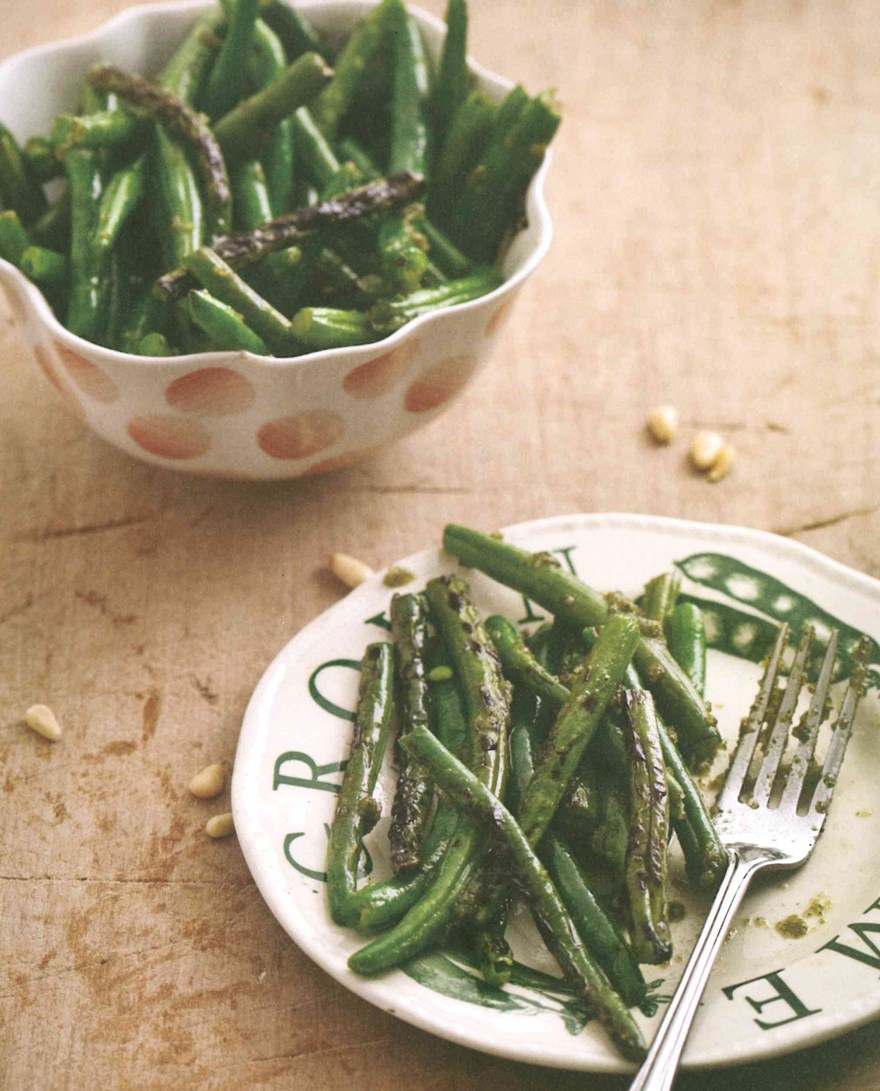 Charred Green Beans