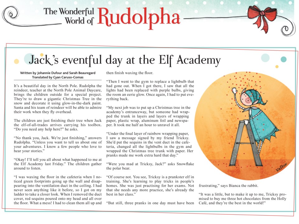 Jack’s eventful day at the Elf Academy