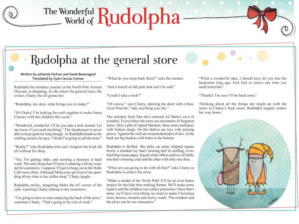 Rudolpha at the general store