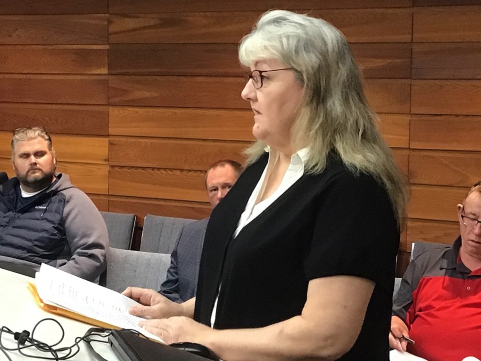 Brenda Longley of Crown Cab appeared before council Tuesday