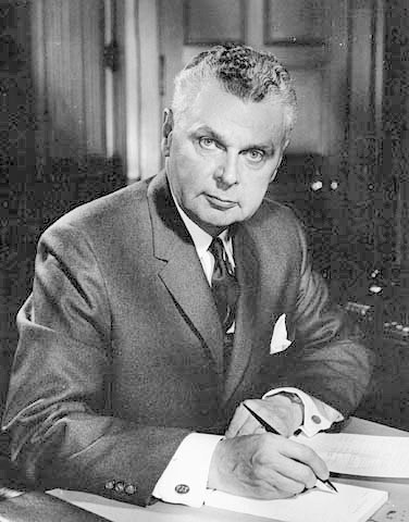 John George Diefenbaker. Source: Library and Archives Canada/Credit: Gar Lunney/National Film Board