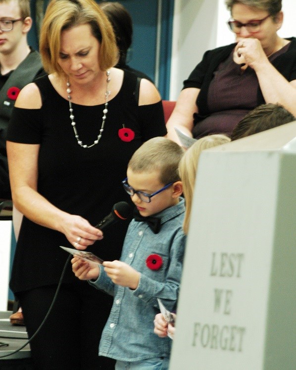 Unique Legion Banner Unveiled at Dinsmore School_0