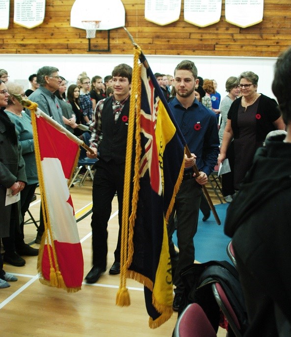 Unique Legion Banner Unveiled at Dinsmore School_1