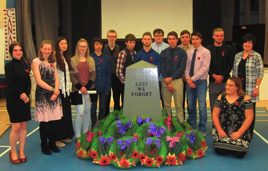 Unique Legion Banner Unveiled at Dinsmore School_2