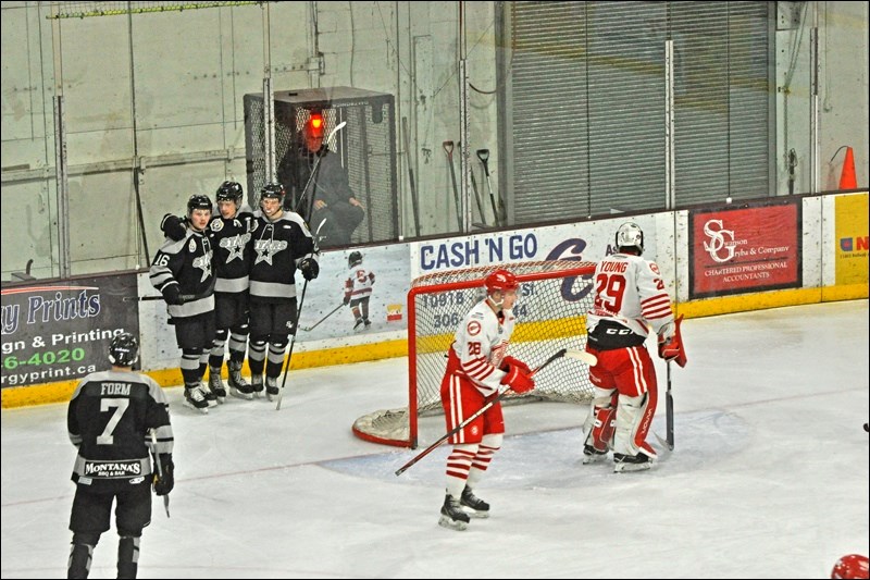 A goal against Weyburn.