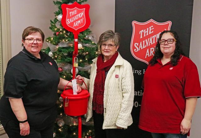 Salvation Army kettles