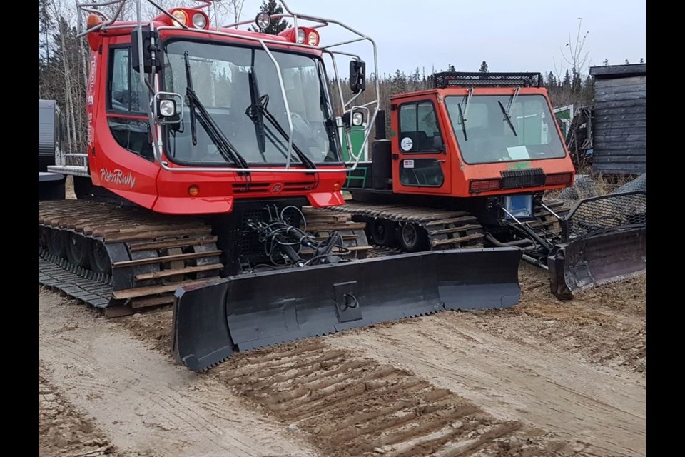 The Border Explorers Snowmobile Club has some new equipment for the 2019/20 season. A new, larger trail groomer (right) will replace their smaller model (left). - SUBMITTED PHOTO