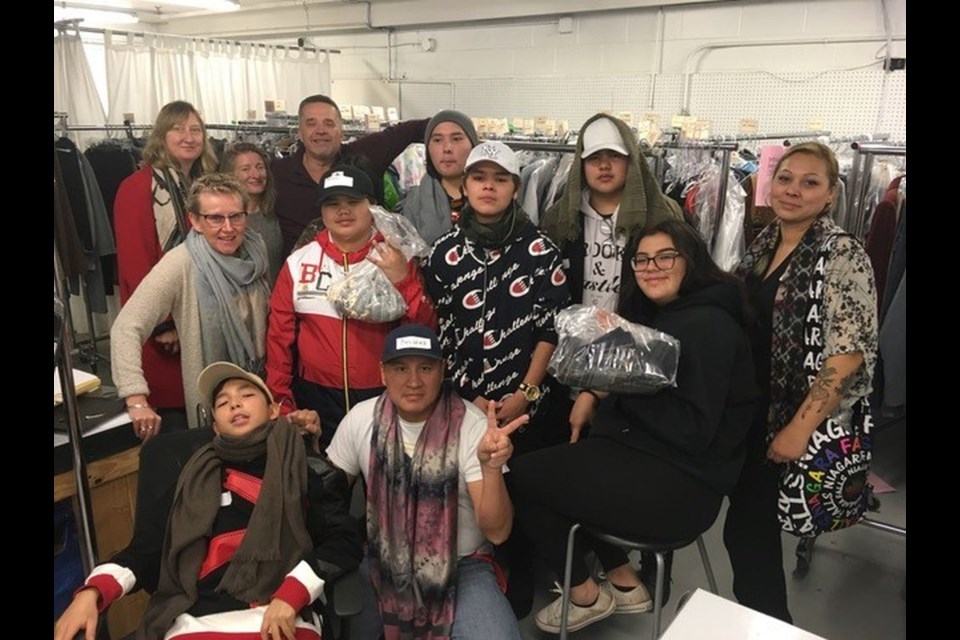 The students from CGCEC enjoyed the costume department on the set of the CBC TV show Coroner.