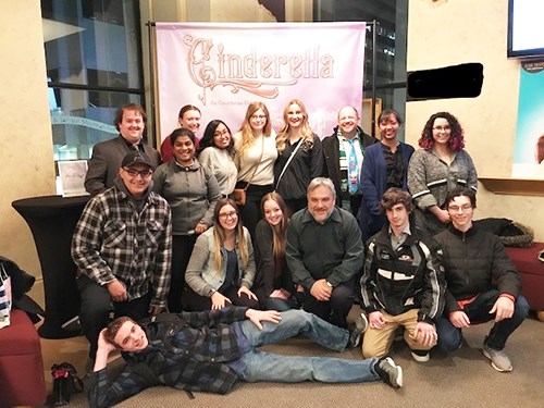 GFK High School students at Regina’s Globe Theatre production of “Cinderella”.