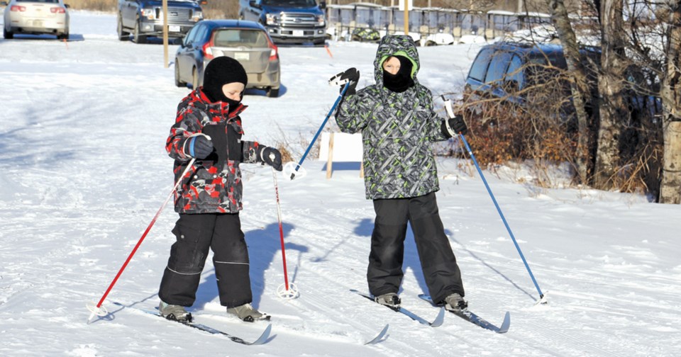 Cooper and Benson Spence Carlton Trail Ski Club