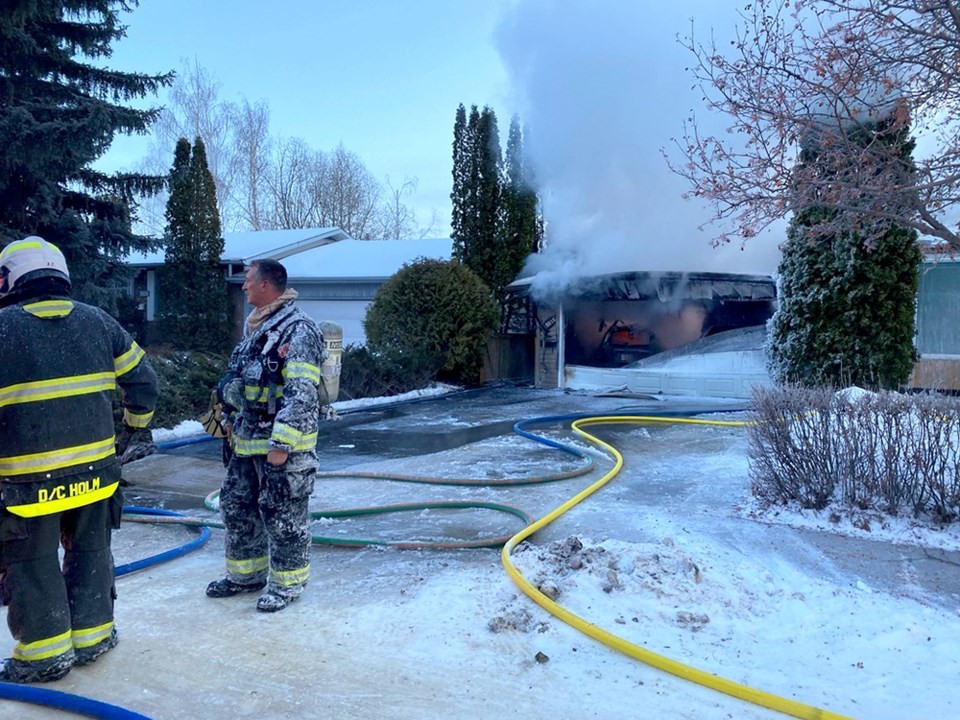 Photo from the fire in the northwest part of North Battleford.