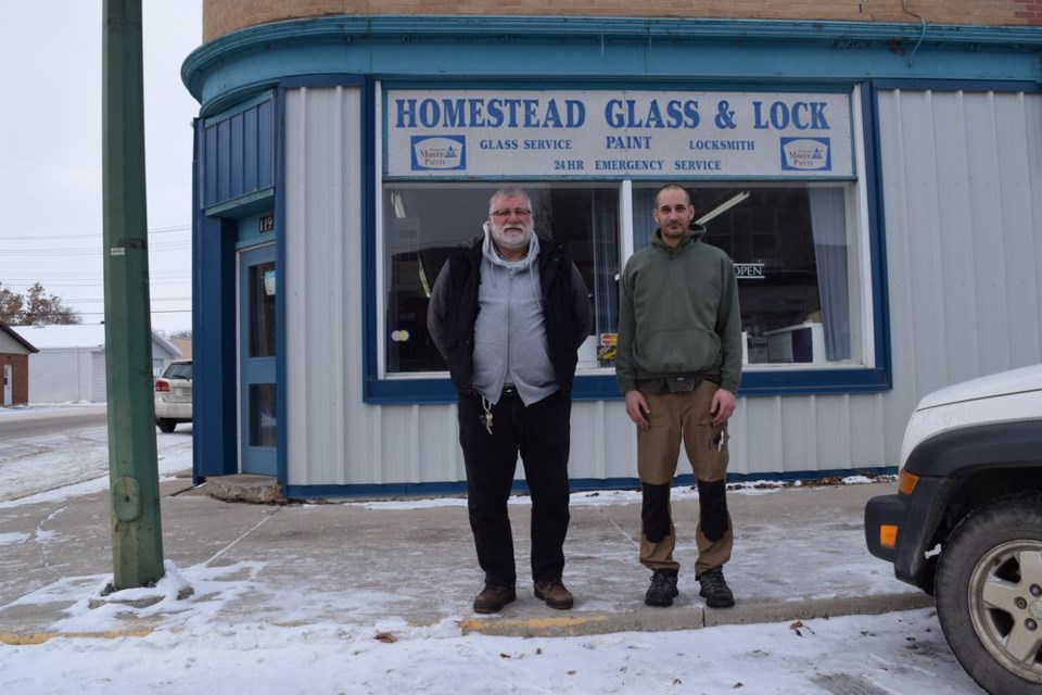 Matt Hrynkiw and his father Syl, owners of Homestead 20-20, officially took over the Canora business previously known as Homestead Glass & Lock on January 2, 2020.