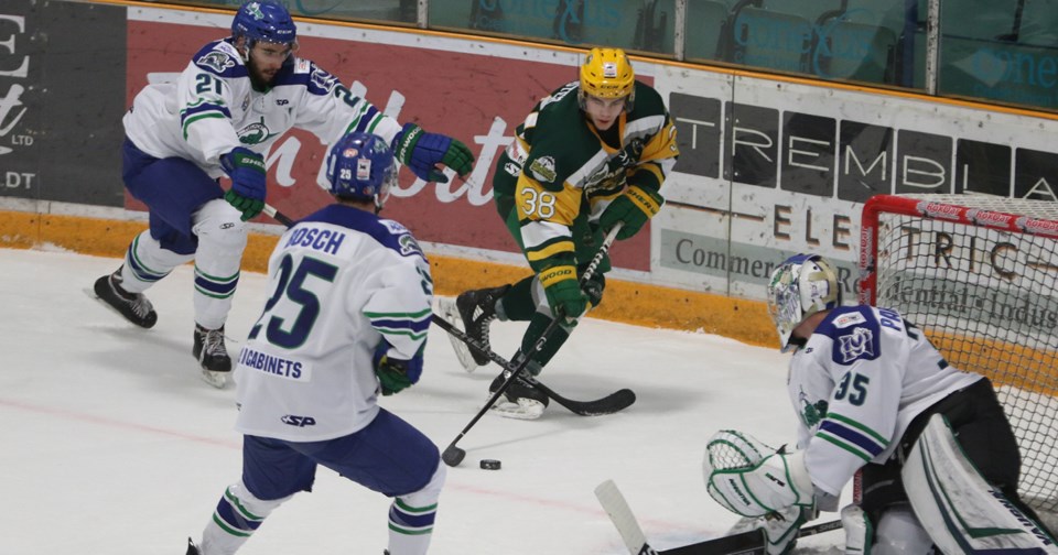 Logan Foster of the Humboldt Broncos