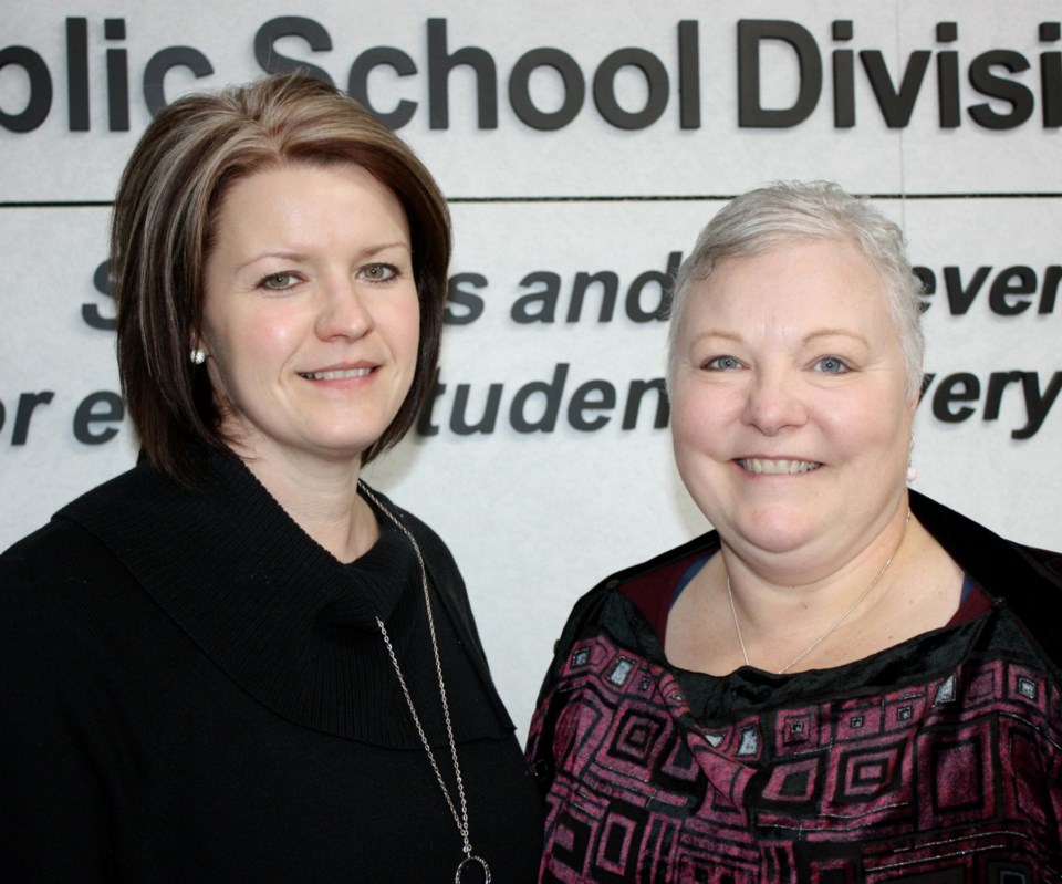 Cheryl Anderson, left, and Tracey Kiliwnik