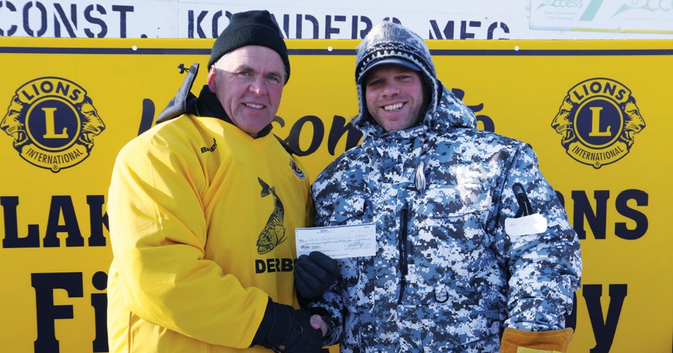 Lake Lenore Lions Ice Fishing Derby Winner 2020