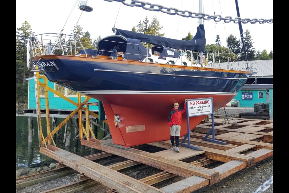 Former Estevan resident Bert terHart has been sailing to the five Capes aboard his ship, the Seaburban, using only traditional navigational tools. Photo submitted