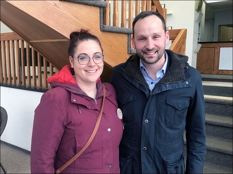 Amber Stewart and Ryan Meili