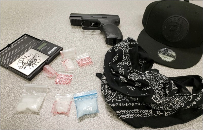 Meth and gun