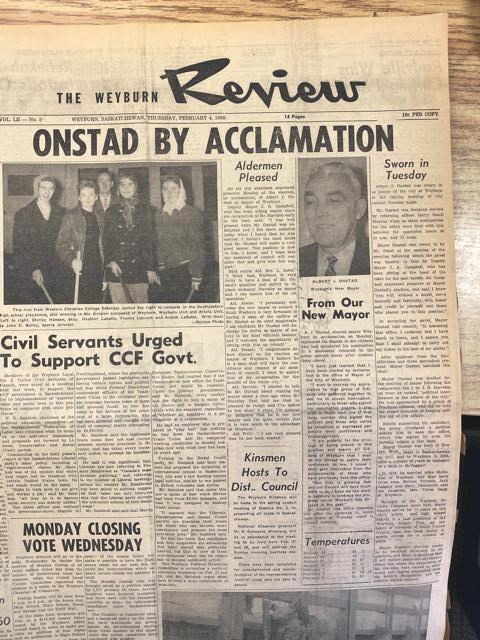 60 years ago Mayor