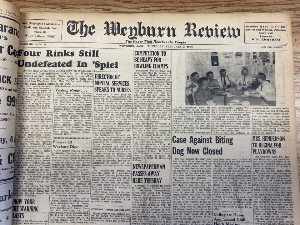 70 years ago Four Rinks