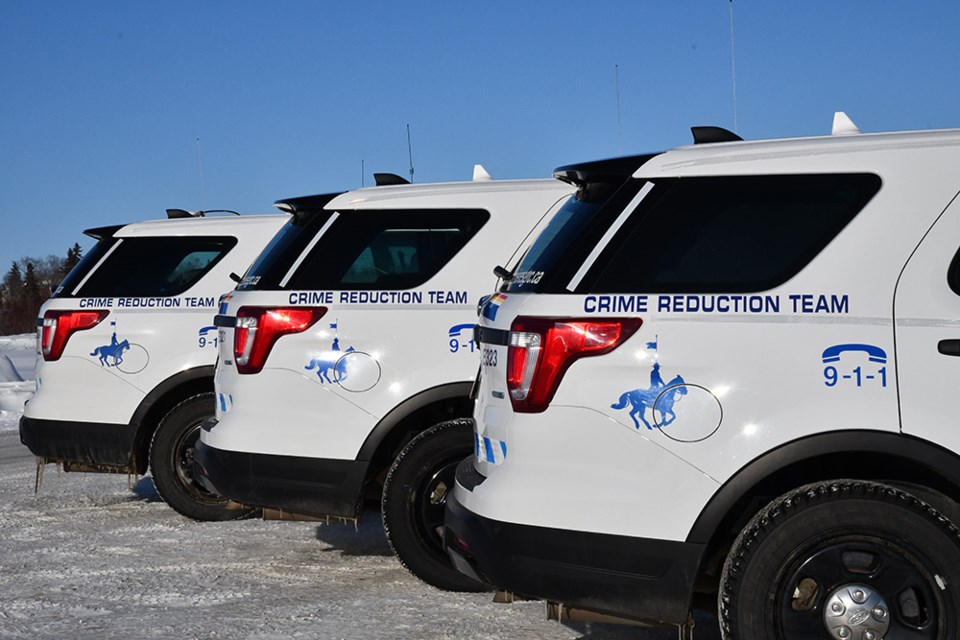 Highly-trained RCMP Crime Reduction Teams who are combatting the increasing gang violence are visibl