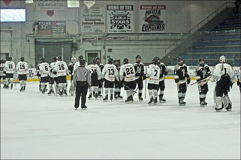 The final handshakes.