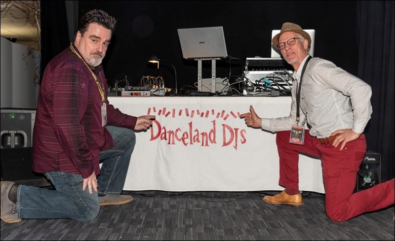 Brad and Gil from Danceland DJ's were the dee jays for the two nights of preliminaries.