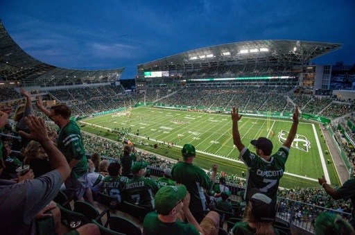 Mosaic Stadium fans